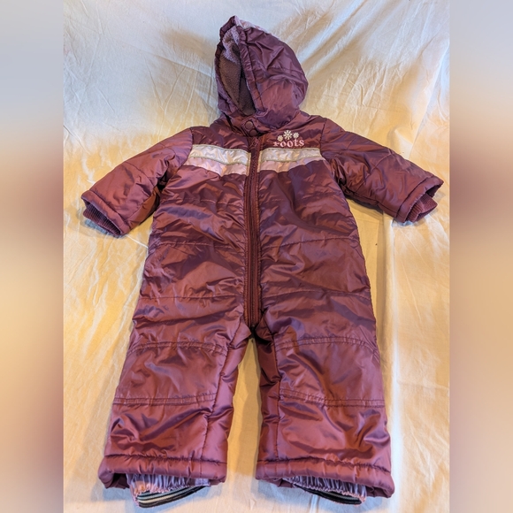 Roots Other - 2/60$ Roots Kids Purple Hooded Puffer Snowsuit